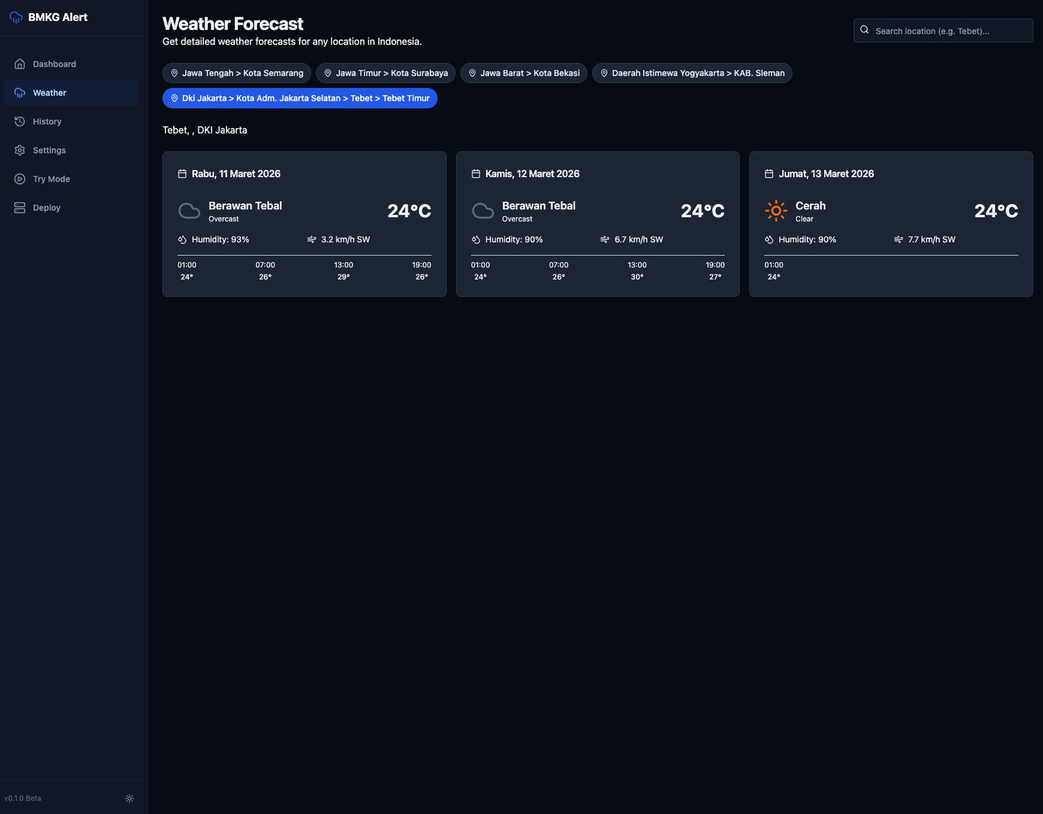 Automated Earthquake & Weather Alert System detail view 1