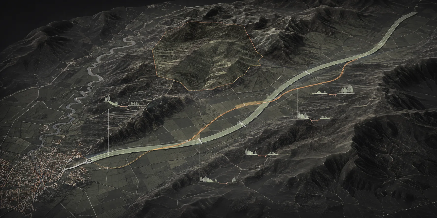 High-Performance WebGIS for Trans Sumatra Toll Road Planning